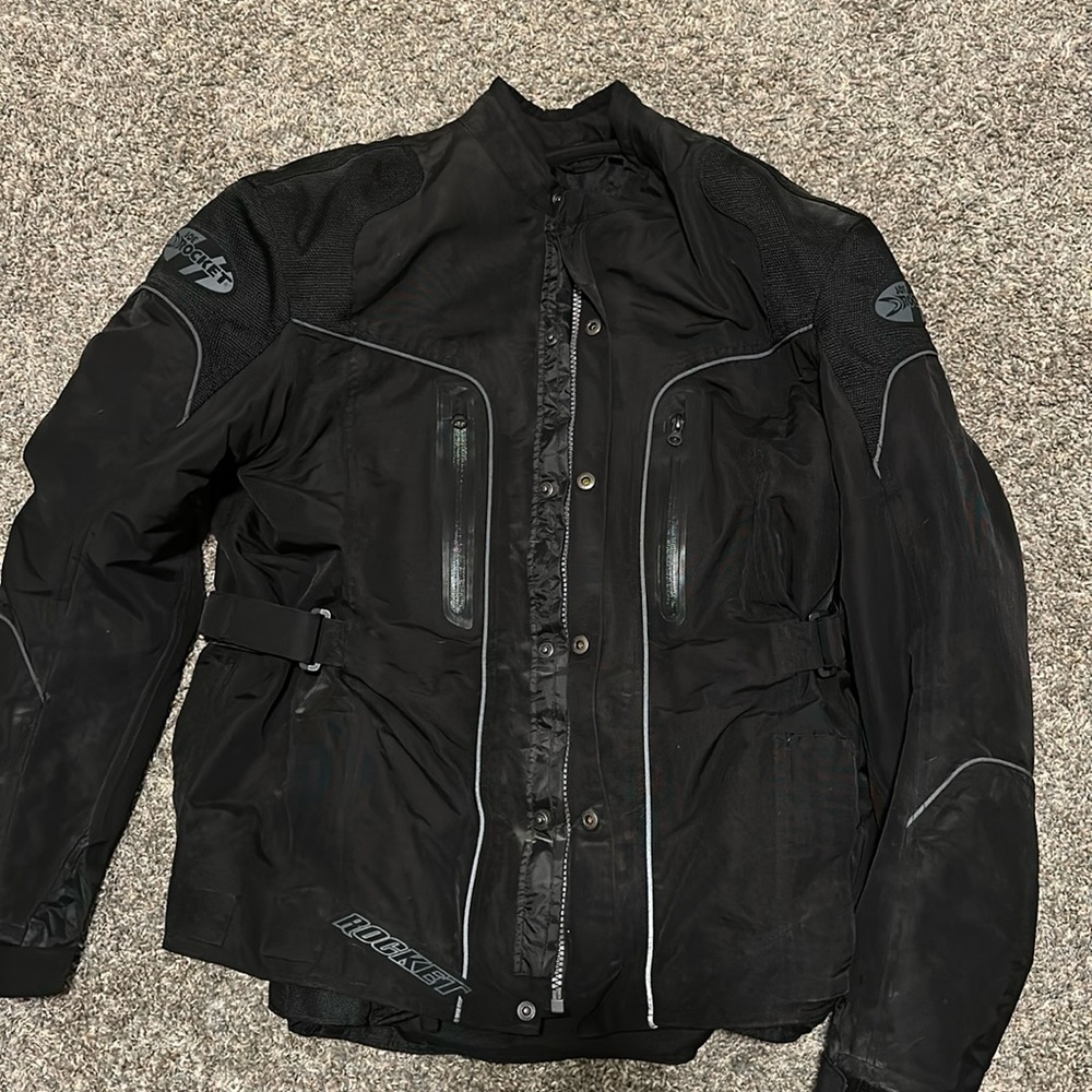 Men's Black Motorcycle Jacket